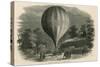 Ascent of Mr Green's Balloon on Wednesday Night; Vauxhall Gardens, London-null-Stretched Canvas