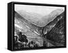 Ascent of the Cumbre, Chile, 1895-null-Framed Stretched Canvas