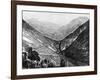 Ascent of the Cumbre, Chile, 1895-null-Framed Giclee Print