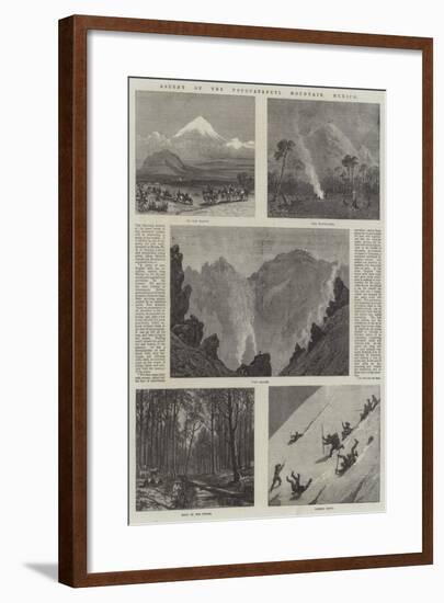 Ascent of the Popocatapetl Mountain, Mexico-null-Framed Giclee Print