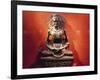 Ascetic Buddha, Gandhara Art, Pakistani Civilization-null-Framed Giclee Print