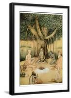Asceticism: a Group of Mughal Ascetics-null-Framed Giclee Print