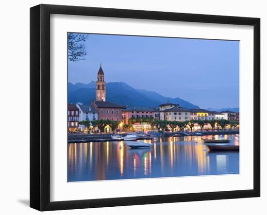 Ascona, Lago Maggiore, Ticino, Switzerland-Demetrio Carrasco-Framed Photographic Print