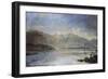 Ascona Overlooking the Islands of Saint-Leger, 1886-1887-Dante Alighieri-Framed Giclee Print