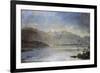 Ascona Overlooking the Islands of Saint-Leger, 1886-1887-Dante Alighieri-Framed Giclee Print