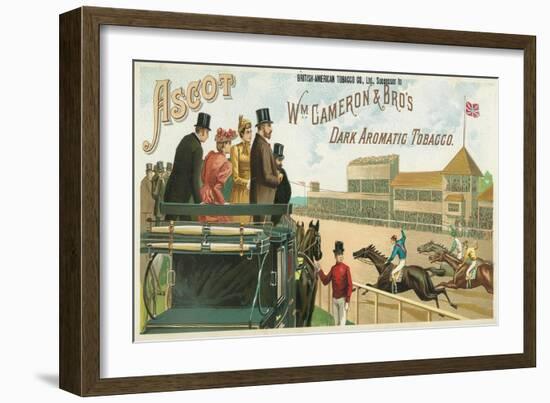 Ascot Brand Tobacco Label-Lantern Press-Framed Art Print