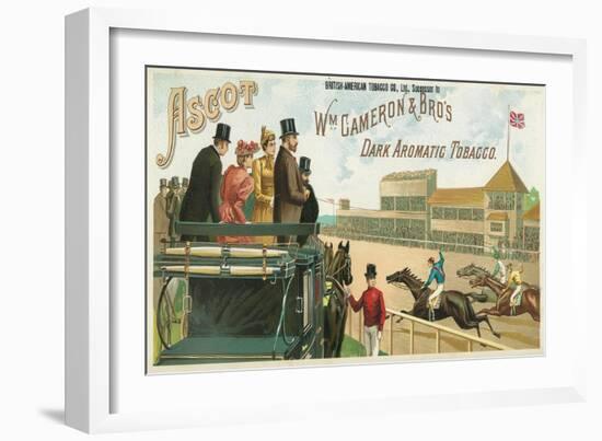 Ascot Brand Tobacco Label-Lantern Press-Framed Art Print