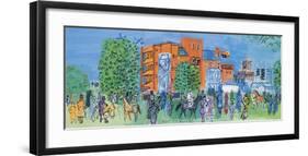 Ascot, le Pesage , 1931-Raoul Dufy-Framed Premium Giclee Print