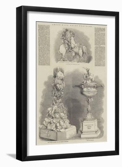 Ascot Race Prize Plate, 1849-null-Framed Giclee Print