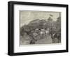 Ascot Races, Arrival of the Royal Party-null-Framed Giclee Print