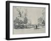 'Ascot - The Paddock, 1914', (1920)-Claude Allin Shepperson-Framed Giclee Print