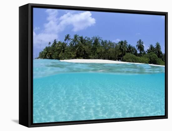 Asdu Island, North Male Atoll, Maldives, Indian Ocean-Sergio Pitamitz-Framed Stretched Canvas