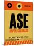 ASE Aspen Luggage Tag I-NaxArt-Mounted Art Print