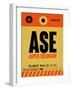 ASE Aspen Luggage Tag I-NaxArt-Framed Art Print