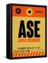 ASE Aspen Luggage Tag I-NaxArt-Framed Stretched Canvas