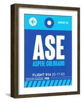 ASE Aspen Luggage Tag II-NaxArt-Framed Art Print