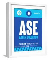 ASE Aspen Luggage Tag II-NaxArt-Framed Art Print