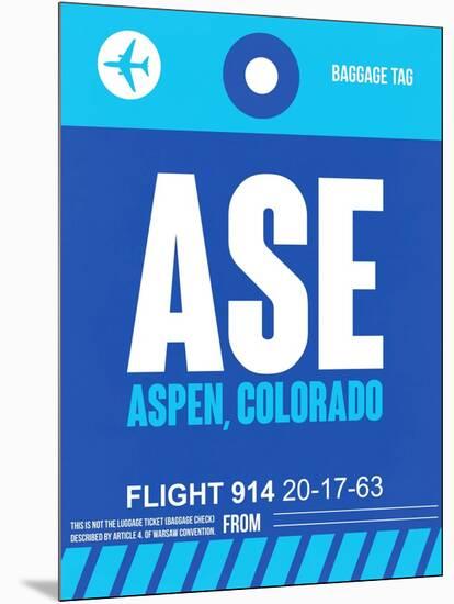 ASE Aspen Luggage Tag II-NaxArt-Mounted Art Print