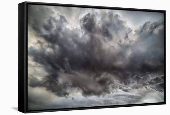 Ash Clouds, Holuhraun Fissure Eruption, by the Bardarbunga Volcano, Iceland-Arctic-Images-Framed Stretched Canvas