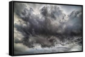 Ash Clouds, Holuhraun Fissure Eruption, by the Bardarbunga Volcano, Iceland-Arctic-Images-Framed Stretched Canvas