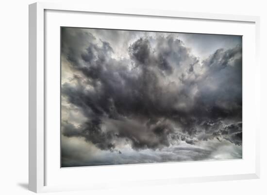 Ash Clouds, Holuhraun Fissure Eruption, by the Bardarbunga Volcano, Iceland-Arctic-Images-Framed Photographic Print