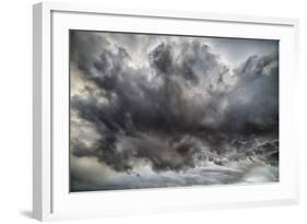 Ash Clouds, Holuhraun Fissure Eruption, by the Bardarbunga Volcano, Iceland-Arctic-Images-Framed Photographic Print