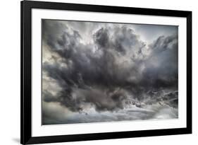 Ash Clouds, Holuhraun Fissure Eruption, by the Bardarbunga Volcano, Iceland-Arctic-Images-Framed Photographic Print