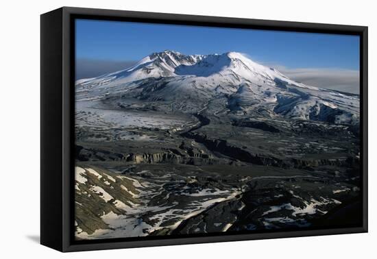 Ash Filled Valley Near Mount St. Helens-Paul Souders-Framed Stretched Canvas