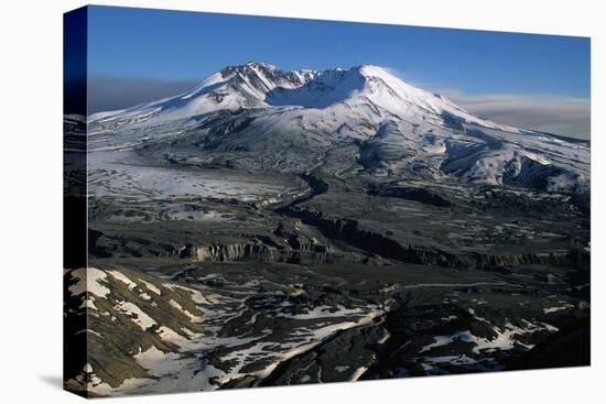 Ash Filled Valley Near Mount St. Helens-Paul Souders-Stretched Canvas