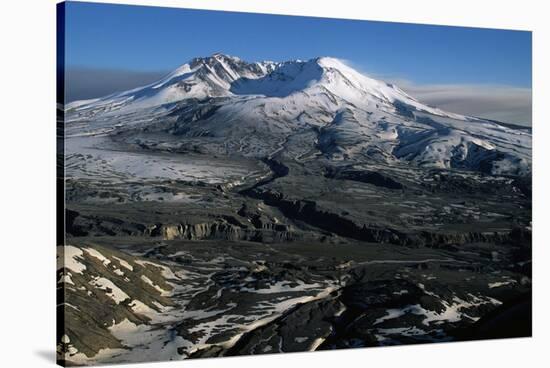 Ash Filled Valley Near Mount St. Helens-Paul Souders-Stretched Canvas