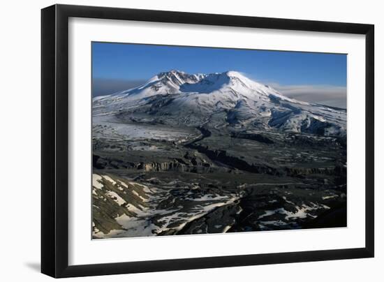 Ash Filled Valley Near Mount St. Helens-Paul Souders-Framed Photographic Print