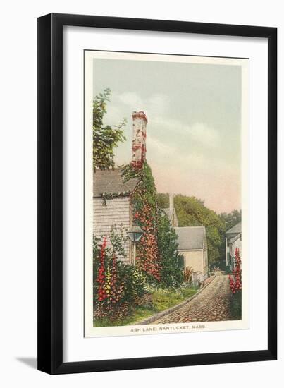 Ash Lane, Nantucket, Massachusetts-null-Framed Art Print
