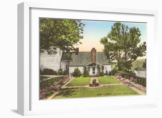 Ash Lawn, Monroe Home, Charlottesville, Virginia-null-Framed Art Print