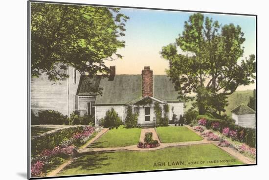 Ash Lawn, Monroe Home, Charlottesville, Virginia-null-Mounted Art Print