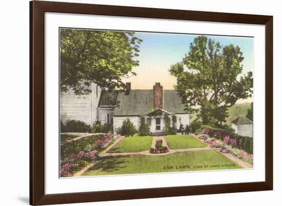 Ash Lawn, Monroe Home, Charlottesville, Virginia-null-Framed Art Print