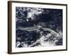 Ash Plume from Soufriere Hills, Montserrat-Stocktrek Images-Framed Photographic Print