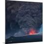 Ash plume from the Eyjafjallajokull eruption-null-Mounted Photographic Print