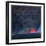 Ash plume from the Eyjafjallajokull eruption-null-Framed Photographic Print