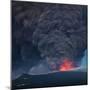 Ash plume from the Eyjafjallajokull eruption-null-Mounted Photographic Print