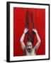 Ash-Smeared Naked Hindu Holy Man, Displays His Dreadlocks after Bathing in the River Ganges-null-Framed Photographic Print