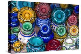 Ash Trays for Sale in the Souk, Medina, Marrakech, Morocco-Nico Tondini-Stretched Canvas