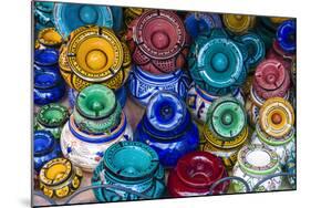 Ash Trays for Sale in the Souk, Medina, Marrakech, Morocco-Nico Tondini-Mounted Photographic Print