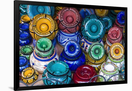 Ash Trays for Sale in the Souk, Medina, Marrakech, Morocco-Nico Tondini-Framed Photographic Print