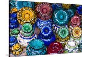 Ash Trays for Sale in the Souk, Medina, Marrakech, Morocco-Nico Tondini-Stretched Canvas