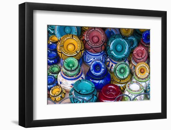 Ash Trays for Sale in the Souk, Medina, Marrakech, Morocco-Nico Tondini-Framed Photographic Print