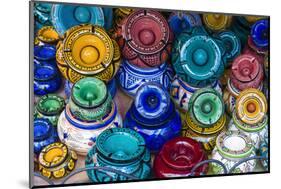 Ash Trays for Sale in the Souk, Medina, Marrakech, Morocco-Nico Tondini-Mounted Photographic Print