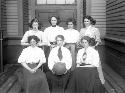 Girls' Basketball Team, Central School, Seattle (May 1909)