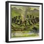 Ashanti Dinner Party-Ernest Henry Griset-Framed Giclee Print