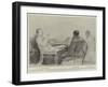 Ashanti Expedition, Governor Maxwell Interviewing Quantabissah, the Friendly King of Dunkwa-Henry Charles Seppings Wright-Framed Giclee Print