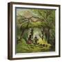 Ashanti Family Having Tea-Ernest Henry Griset-Framed Giclee Print